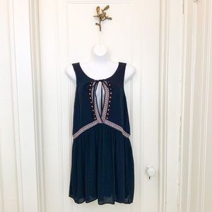 TCEC Sleeveless boho print top